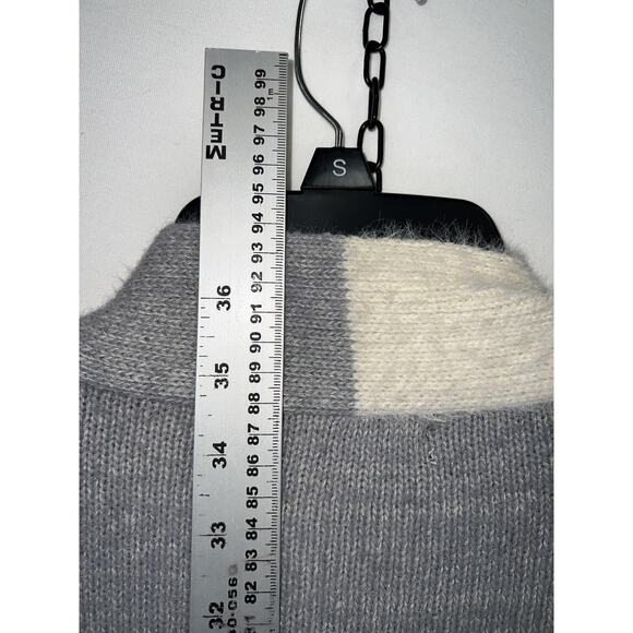 On Blue Cardi Cuddle Sweater Womens Medium Cozy Soft Knit Colorblock Pullover - Picture 7 of 7